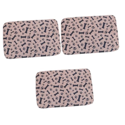 Kisangel 3St pet pinkelmatte waschbare Hundeunterlagen Wiederverwendbare Welpenunterlagen hundekissen abwaschbar pet Supplies Urinmatte für Hunde waschbare pinkelpads für Hunde Haustier von Kisangel