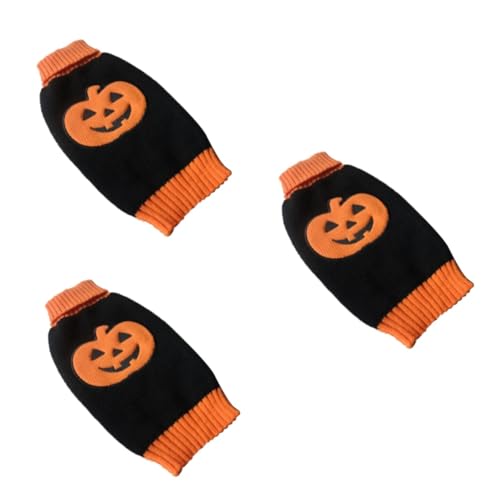 Kisangel 3st Welpenpullover Hündchen Hunde-Halloween-Shirts Hundekürbiskostüm Hundepullover Für Kleine Hunde Hexenkostüm Kleiner Hundepullover Halloween-hundekostüm Hals Pullover Haustier Kisangel 3st Welpenpullover Hündchen Hunde-Halloween-Shirts Hundekürbiskostüm Hundepullover Für Kleine Hunde Hexenkostüm Kleiner Hundepullover Halloween-hundekostüm Hals Pullover Haustier von Kisangel