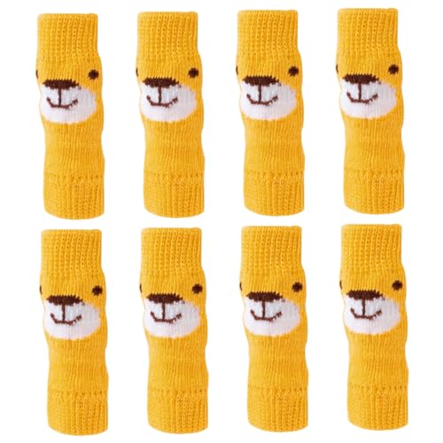 Kisangel 4 Sätze Haustier Socken Haustierzubehör Katzenschuhe Für Katzen Mittel Hundesocke Ellenbogenschutz Für Hunde Stiefel Unterhose Hundewärmer Griff Polyester Hundepfote Der Hund von Kisangel