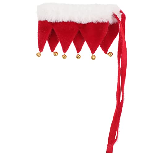 Kisangel 4 Stück Haustierhalsband zu Weihnachten Glocke für Hundehalsband Welpe Halsband Weihnachts-Haustierhalsband Weihnachts-Haustierbandana Kätzchen Glockenhalsband Katzenhalsbänder von Kisangel