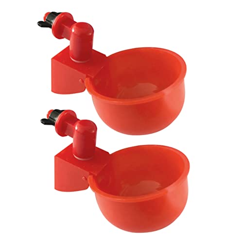 Kisangel 2sets Huhn Trinken Schalen Automatische Taube Wasser Feeder Für Vögel Und Wachteln 2 Stücke * 2 von Kisangel