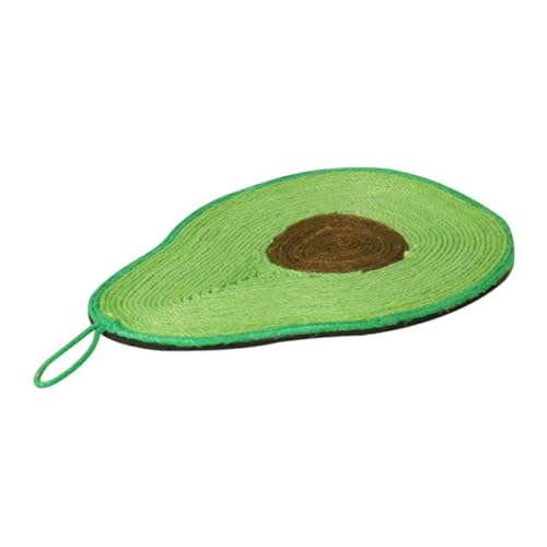 Kisangel 4 Stücke Avocado Katze Matte Dekorative Kätzchen Scratch Post Pad -Skid Scratch Board von Kisangel