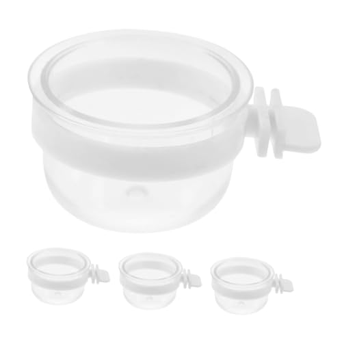 Kisangel Futter- Und Wasserspender-Set Für Papageien – 4 Abnehmbare Näpfe Vogelkäfig-zubehör Vogelfutternapf Für Papageien Nymphensittiche Tauben Kisangel Futter- Und Wasserspender-Set Für Papageien – 4 Abnehmbare Näpfe Vogelkäfig-zubehör Vogelfutternapf Für Papageien Nymphensittiche Tauben von Kisangel
