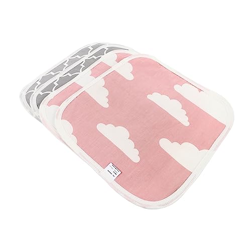 Kisangel 4 Stück Pet Pee Pad hundebett Abdeckung Haustier-PIPI-Pad auslaufsichere Wurfmatte hundetoiletten Hunde klo tragbare Windeln für Haustiere Pads für Haustiere Zwischenstock Rosa von Kisangel