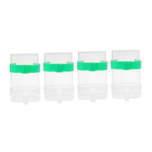 Kisangel Papageienkäfig-wasserzufuhr 4-teilig Vogel-wasserspender Papageien-Feeder Vogel-Feeder-zubehör Haustier-trinkwerkzeug Kisangel Papageienkäfig-wasserzufuhr 4-teilig Vogel-wasserspender Papageien-Feeder Vogel-Feeder-zubehör Haustier-trinkwerkzeug von Kisangel