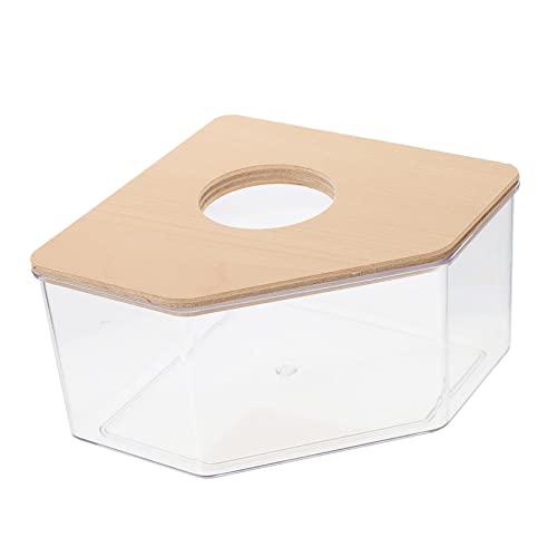 Kisangel 5 Stück Hamster Sandkasten Transparente Wanne Hamster Badebehälter Kleintier Badezimmer Hamsterkäfige Große Transparente Hamster Badewanne Einsiedlerkrebs Zubehör Hamster von Kisangel