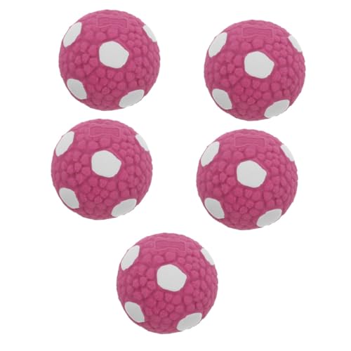 Kisangel 5 Stück Hundespielzeugball Hundebälle Outdoor Spielset Spielzeug Für Aggressive Kauer Ball Für Hunde Welpenball Hundespielzeug Hundespielzeug Welpenbälle Welpen von Kisangel