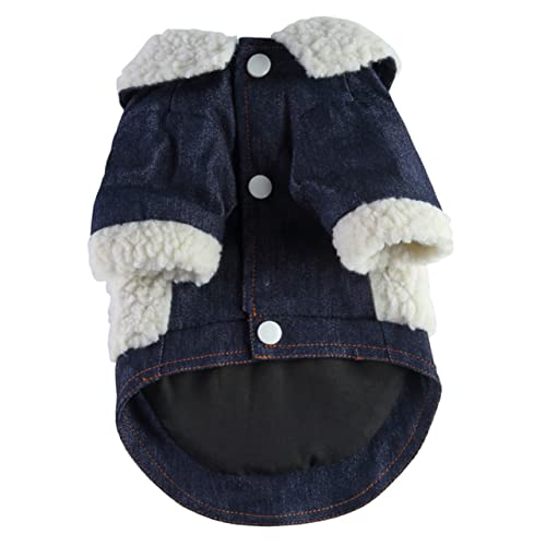 Kisangel 5St Kleidung für Haustiere Jacken mit Reißverschluss Wintermantel hundemantel Dog Raincoat Kleider Mäntel Winterjacke für Welpen Welpenkleidung Winddicht Baumwollmantel schmücken von Kisangel