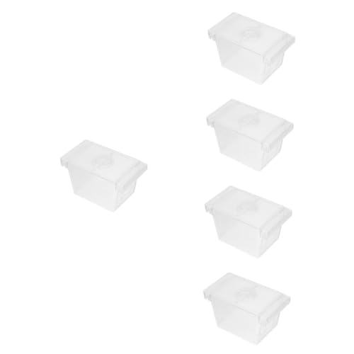 Kisangel 5st Brutkasten Für Frittierboxen Acrylbox Aquarienfische Aquarium Kindergarten Betta-Aquarium Mit Trennwand Aquariumzubehör Separator Fall Fischzucht Fisch-isolationsfall Plastik von Kisangel