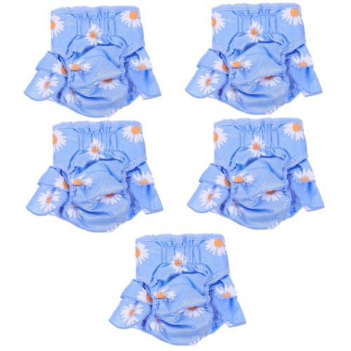 Kisangel 5st Physiologische Hosen Für Haustiere Kostüm Outfits Slip Hygienehöschen Für Hunde Welpenwindelhose Hundewindeln Periodenhosen Für Hunde Schutzhose Haustier Hund Baumwolle von Kisangel