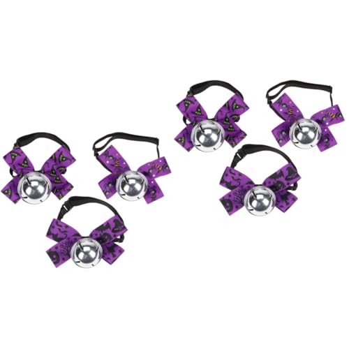 Kisangel 2sets Haustier Zubehör Katze Hund Kragen Glocke Sicher Material Einstellbar Halloween Themed 3 Stücke * 2 von Kisangel