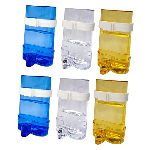Kisangel 6 Stück Teiliges Set Automatischer Vogel Wasserspender für Papageien und Vögel Transparente Futter und Wasserstation Einfache Installation für Vogelkäfige Praktisch und Sauber Kisangel 6 Stück Teiliges Set Automatischer Vogel Wasserspender für Papageien und Vögel Transparente Futter und Wasserstation Einfache Installation für Vogelkäfige Praktisch und Sauber von Kisangel