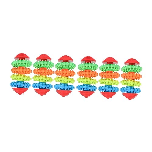 Kisangel 6St Beißspielzeug für Hunde Interactive Dog Toys Hunde spielsachen für große Hunde Hunde-Spielzeug für die Zahnpflege Hunde-Kauspielzeug Dog chew Toy Bissfest Beißring rotieren von Kisangel