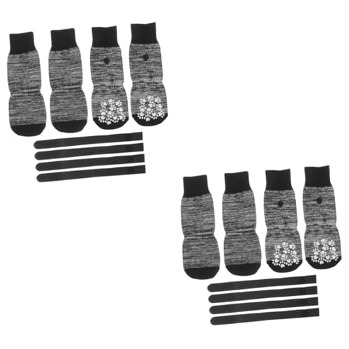 Kisangel 8 STK Haustier Socken Pfote Waschbare Hundesocken Waschbare Socken Aus Baumwolle Tragbare Baumwollsocken Tragbare Socken Für Haustiere Der Hund Reine Baumwolle Haustierzubehör von Kisangel