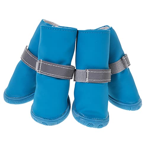 Kisangel 8 Stück Haustier-Hundeschuhe Praktische Hundestiefel Hunde-Wanderstiefel Hunde-Regenstiefel Haustier-Strandschuhe Haustier-Regenstiefel Haustier-Schuhe Für von Kisangel