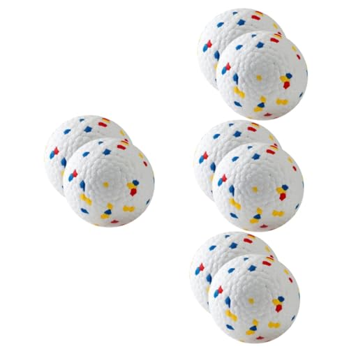 Kisangel 8 STK Hüpfender Ball Hundekauspielzeug Für Kleine Hunde Spielzeug Zum Apportieren Von Hunden Hundespielzeug Für Draußen Für Hunde Schwebend Kleiner Hund Kleiner Ball E-TPU-Material von Kisangel