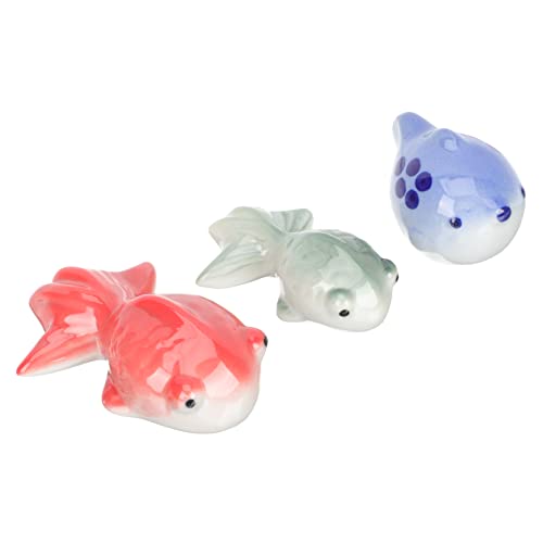 Kisangel 9 STK schwimmender Fisch aus Keramik Aquarienspielzeug für Fische Aquarium schwimmender Living Room Decoration wohnzimmerdeko Pflanzendekor Spielzeuge Keramik-Float-Dekor von Kisangel