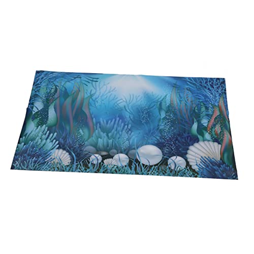 Kisangel Aquarium Hintergrundpapier Bausatz Netz Aquarium-Tapete Aquarienfische Verkaufsstand Aquarium Poster Aquarium-Poster Aufkleber Aquarienhintergrund Dekoration für Aquarien zu Hause von Kisangel