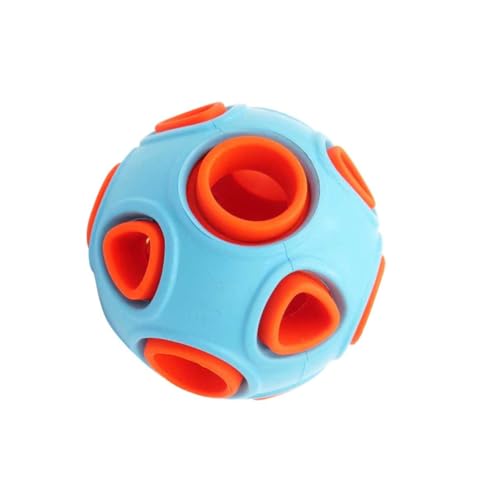 Kisangel Hundeball neutrales Spielzeug Feeder-Spielzeug Spielen Rote Kindergabel Hundespielzeug Spielzeuge Hundetrainingsspielzeug Ballspielzeug für Hunde beissen Zubringer von Kisangel