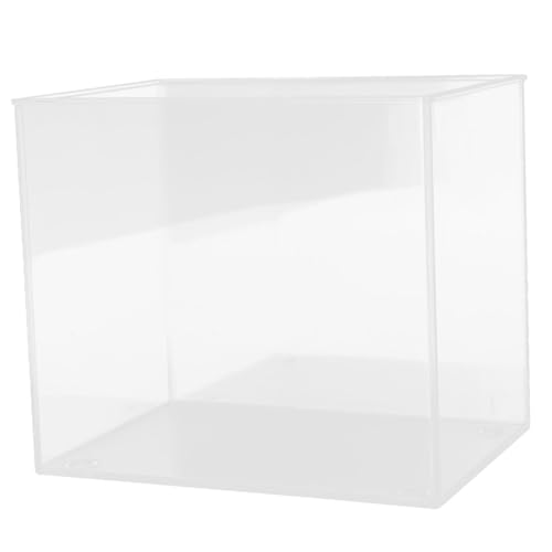 Kisangel Bepflanzter Tank Randloses Aquarium Kampfpanzer Kleines Aquarium Betta-Aquarium Klares Fischbecken Fischversorgung Transparentes Aquariumbecken Aquarium Für Betta Fischglas Plastik von Kisangel