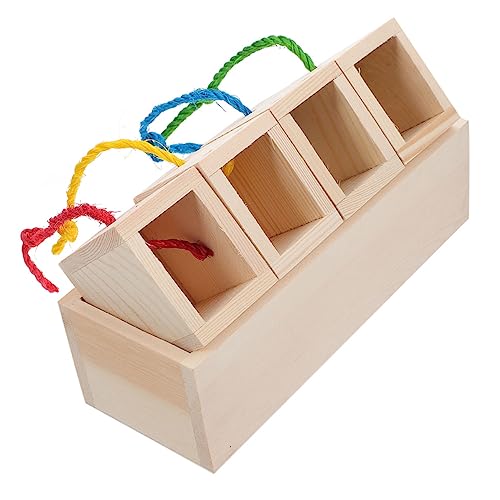 Kisangel Box Für Hamster Futtersuche Hamsterfutter Versteckspielzeug Hamsterspielzeug Kleines Hamster Leckereien Spielzeug Hamster Leckereien Versteckspielzeug Hamsterkäfig von Kisangel