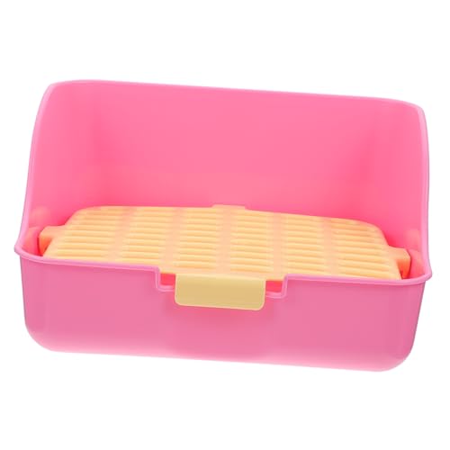 Kisangel Box Kaninchen Toilette Haustiertoilette Hasentöpfchen Kaninchentöpfchen Haustier PIPI Toilette Haustier Töpfchen Haustier Toilette Hasen Toilette Kleine Schweinchen PIPI von Kisangel