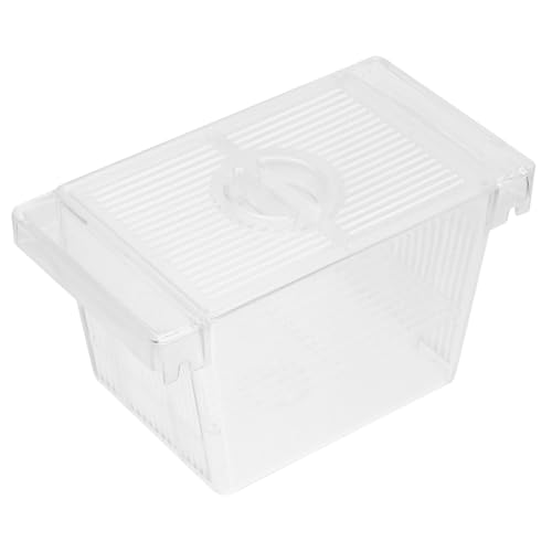 Kisangel Brutkasten Für Frittierboxen Acrylbox Betta-Aquarium Mit Trennwand Aquarium Kindergarten Zuchtbecken Separator Fall Fischzucht Fisch-isolationsfall Aquariumzubehör Plastik von Kisangel