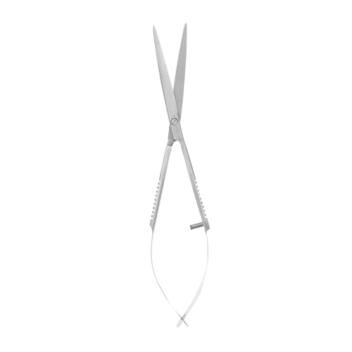 Kisangel Federschere Aquarium Scissors Aqua-Plant Scissors Pinzette für Wasserpflanzen Tragbare Aquarienschere Professionelle Aquarienschere Wassergrasversorgung Rostfreier Stahl von Kisangel