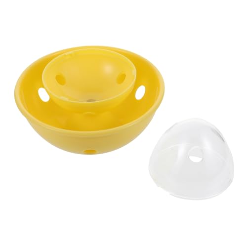 Kisangel Hunde Hundefutter Leck Feeder Molar Spielzeug Tumble Design Gelb Plüsch Langsam Hund Spielzeug von Kisangel