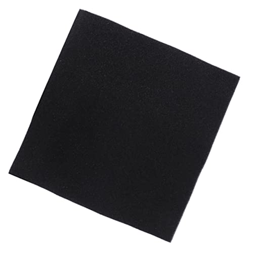 Kisangel Filterwatte für Aquarien Teich Pumpe Zubehör Bausatz Schwamm wasserreinigung Aquarium Accessories Filterkissen für Aquarien Versorgung mit Aquarien Biochemische Baumwolle Black von Kisangel