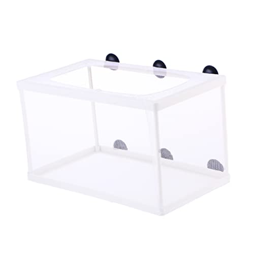 Kisangel Fischzüchter Aquarium Zuchtbox Fischbrutkasten Aquarium Zuchtbehälter Aquarium Brutkasten Fischzuchtbox Brutnetz für Aquarien Netz Fischzuchtkescher klein Fischnetz von Kisangel