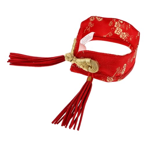 Kisangel Fliege Halsband Halsband Strass Reflektierend Katzenhalsband Japandi Haustier Chinesisches Jahr Bandana Hund Chinesisches Katzenhalsband von Kisangel