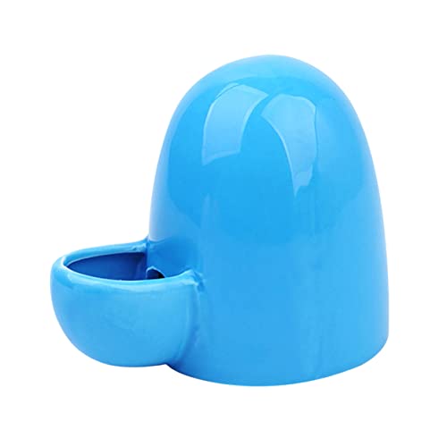 Kisangel Futterautomat für Haustiere automatische Tränke Häschen-Feeder Futternapf für Reptilien Mini-Essen hasentrinkflaschen trinkflasche Hasen wasserflasche Kaninchen trinkschale Blue von Kisangel