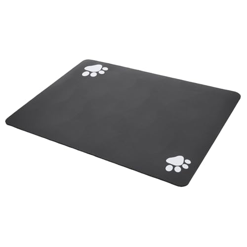 Kisangel Futtermatte für Haustiere saugfähige unterlage Absorbent mat hundefutter Kissen Kätzchenbett bodenmatte Sitzkissen Katzennapfmatte hundenapf Matte klein Teppich Futtermittel von Kisangel