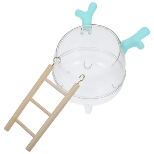 Kisangel Hamster Badezimmer Toilette Rack-Luftfritteuse Zubehör Hamster Badehamster Sandbad für Hamster Hamsterkäfig Zubehör Lebewesen Badezimmer Sandbadbehälter für Hamster das Haustier von Kisangel