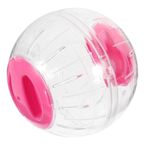 Kisangel Hamster-Gymnastikball Laufendes Hamsterrad Hamster Läuft Kaninchenspielzeug Gegen Langeweile Käfig Hamster Hund Spezielles Spielzeug Hamster-übungsspielzeug Mini-Hamster Auto Rosa von Kisangel