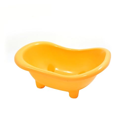 Kisangel Hamsterbadewanne Hamster Badewanne Kleintierbadebecken Badewanne Für Haustiere Yellow von Kisangel