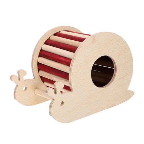 Kisangel Hamster Spielzeug Natürliche Holz Chinchilla Hideout Schlaf Stabile Leiter Pet Decor von Kisangel