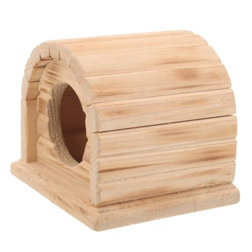 Kisangel Mini- Aus Holz für Hamster Versteck für Meerschweinchen Großer Platz Zum Ausruhen Sicherer Geruch von Kisangel