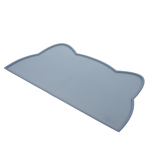 Kisangel Haustier Tischset hundebox Matte Katzendecke Futtertablett für Haustiere Hundenapfmatte katzenfutter unterlage katzenfutter Matte Futternapfmatte Hundefuttermatte Kieselgel Navy von Kisangel