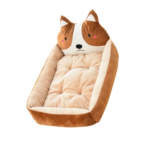 Kisangel Haustier warmes Katzenbett Haustierbett in Tierform Haustierbetten Haustierzubehör Bett für Hund kuschelbett pet Bed hundehaus Bett Haustier-Schlafbett warm halten das Bett von Kisangel