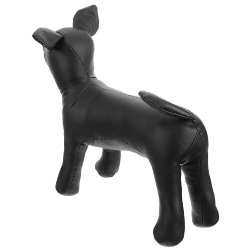 Kisangel Haustiermodell Stehendes Modell Eines Nähhundes Hundekostüme Für Große Hunde Welpe Hundestatue Ausstellungsstand Für Hundekleidung Haustierhund Hundespielzeug Kuhkostüm Pu Black von Kisangel