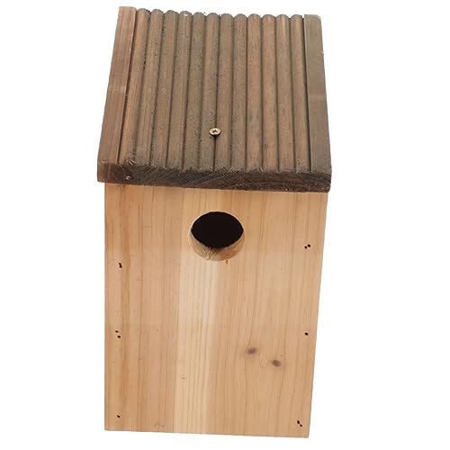 Kisangel Vogelhäuschen Kaufen Vogelhaus Für Draußen Praktisches Nistkasten Für Vögel Im Garten Ideal Für Wellensittiche Und Andere Kleine Vögel Hängendes Nistkasten Für Naturnahe Vogelnistkasten von Kisangel