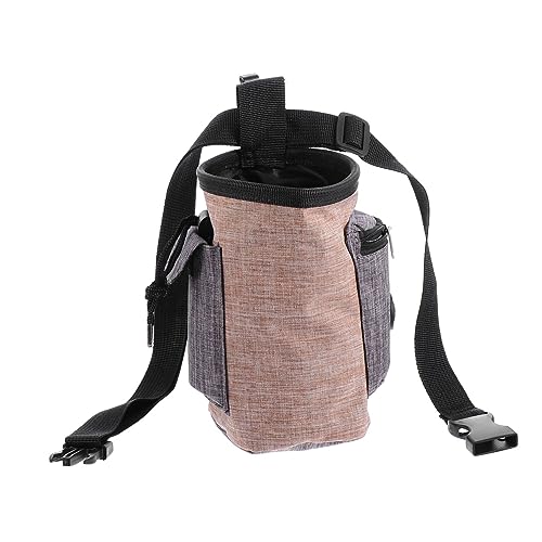 Kisangel Hundeleckerli Tasche für Training Wasserdichter Futterbeutel mit Verstellbarem Gürtel Praktischer Snackbeutel für Hunde mit Mehreren Fächern und Integriertem Kotbeutelspender Braun Kisangel Hundeleckerli Tasche für Training Wasserdichter Futterbeutel mit Verstellbarem Gürtel Praktischer Snackbeutel für Hunde mit Mehreren Fächern und Integriertem Kotbeutelspender Braun von Kisangel
