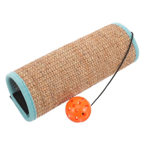 Kisangel Katzen-kratzspielzeug Aus Karton Sisal Trommel Roller Lustiges Spielzeug Glocke für Haustier Kätzchen von Kisangel