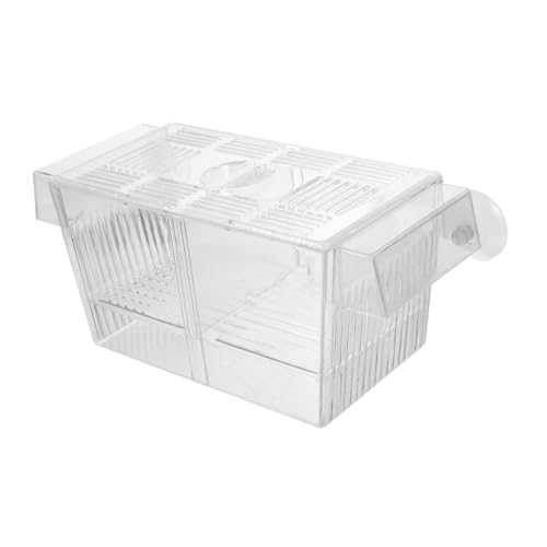 Kisangel Kasten Brutkasten Für Frittierboxen Betta-Aquarium Mit Trennwand Fall Fischzucht Zuchtbecken Lebensraum Für Schildkröten Fisch-isolationsfall Separator Aquarium Kindergarten Nylon von Kisangel