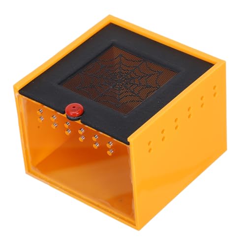 Kisangel Kasten Futterbox Für Haustiere Schildkrötenzuchtfall Springspinnengehege Zubehör Kleine Tierhäuser Zubehör Für Springende Spinnen Zuchtbecken Für Aquarien Reptilfall Acryl Orange von Kisangel