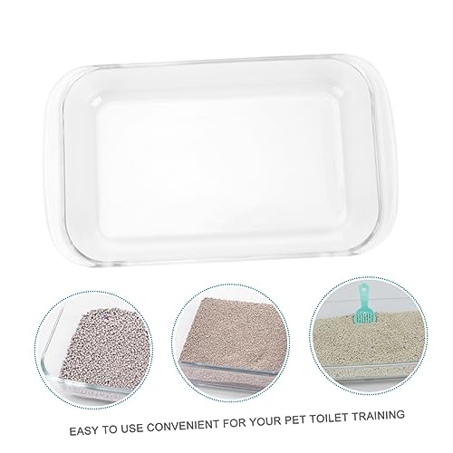 Kisangel Kasten Hamster Glas Toilette Kleine Tiere Töpfchentraining Für Haustiere Milchspender Für Welpen Töpfchentrainer Für Kleintiere Tablett Tierklo Igel Liefert Keramik Backgeschirr von Kisangel