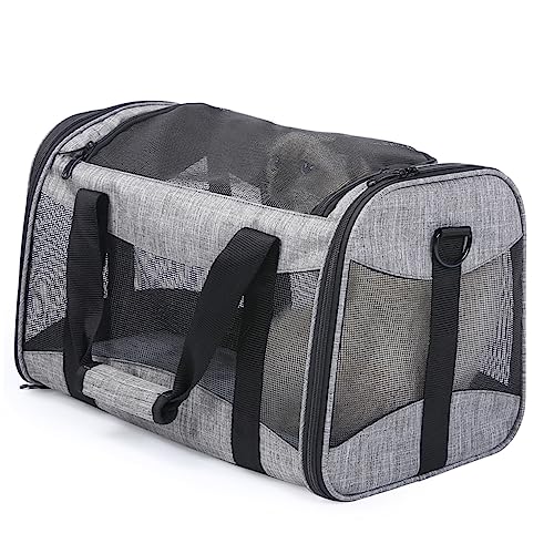 Kisangel Katzen Aufbewahrungstasche Katzen Tragetasche Einfache Aufbewahrung Haustier Tasche Heimtierbedarf Haustier Reisetasche Faltbarer Rucksack Für Reisen Haustier Tragetasche von Kisangel