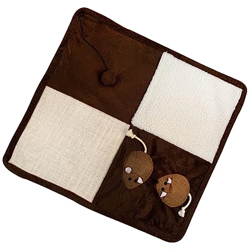 Kisangel Katzen Kratzmatte aus Strapazierfähigem Material Quadratischer Kratzteppich für Katzen Krallen Wetzen Schützt Möbel und Sorgt für und Kleine Hunde Kisangel Katzen Kratzmatte aus Strapazierfähigem Material Quadratischer Kratzteppich für Katzen Krallen Wetzen Schützt Möbel und Sorgt für und Kleine Hunde von Kisangel